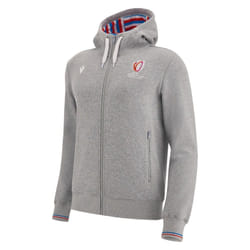 Sweatshirt à capuche zippé Macron RWC France 2023