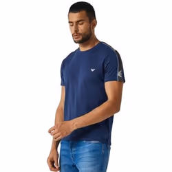 T shirt Emporio Armani Eagle GA Homme Bleu