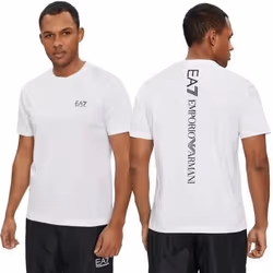 Tee shirt homme - EMPORIO ARMANI - 8NP18 PJ02Z 1100 - Blanc - Manches courtes - Col classique