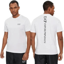 Tee shirt homme - EMPORIO ARMANI - 8NP18 PJ02Z 1100 - Blanc - Manches courtes - Col classique
