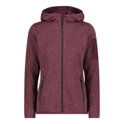Veste Polaire - CMP - 3H19826 - Femme - Capuche Fixe - Burgundy-Anthracite