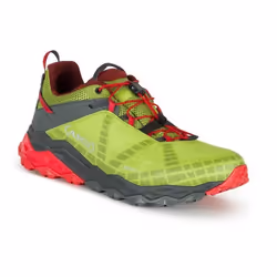 Chaussure de randonnée rapide pour femme - AKU - Tengu Low GTX - Lime / red - Montagne - Respirant