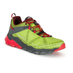 Chaussure de randonnée rapide pour femme - AKU - Tengu Low GTX - Lime / red - Montagne - Respirant