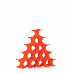 Kartell 076804Z support de bouteille de vin Orange
