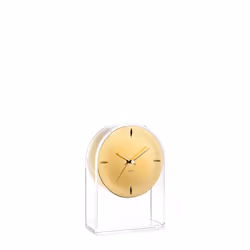 Kartell 01931GG Horloge murale et de table Transparent, Or