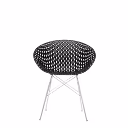 Kartell 05834B9, Tokujin Yoshioka, Noir, Chrome, 2 pièce(s)