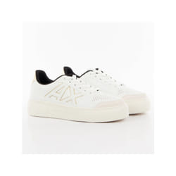 Basket Armani Exchange Elegance urban Femme Blanc