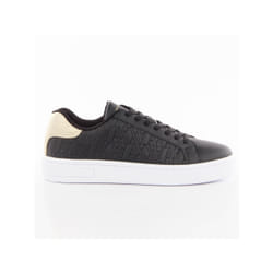Basket Armani Exchange Geo AX Femme Noir