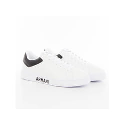 Basket Armani Exchange Tennis AX Homme Blanc