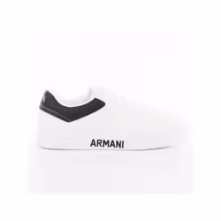 Basket Armani Exchange Tennis AX Homme Blanc