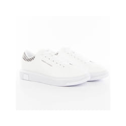 Basket Armani Exchange Tennis AX Homme Blanc