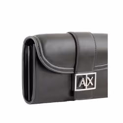 Portefeuille Armani Exchange AX classic Femme Noir
