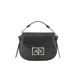 Sacs à main Armani Exchange Femme Signature Noir cuir