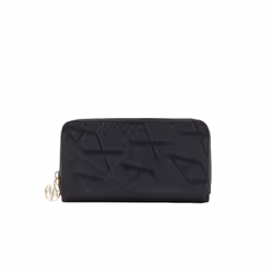 Portefeuille Armani Exchange Monogramme Femme Noir