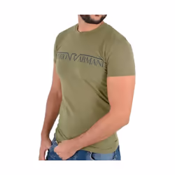 T shirt Emporio Armani MC eagle Homme Kaki