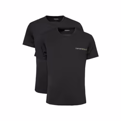 T shirt Emporio Armani Pack x2 Crew Homme Noir