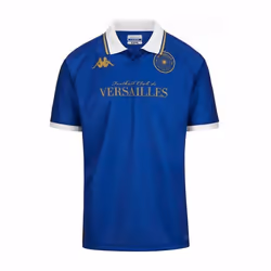 Maillot de match Kombat Home FC Versailles 24/25 pour garçon - Bleu roi - Manches courtes et col polo