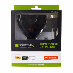 Techly IDATA HDMI-3F30 commutateur vidéo