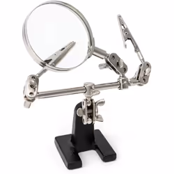 Techly I-TOOL-SD-199TY, Support avec loupe, Toutes marques, Noir, Argent, 1 pièce(s), 20 pièce(s), 420 g
