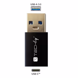 Techly IADAP USB3-AFT changeur de genre de câble USB A USB C Noir - Vue supplémentaire 4