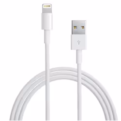 Techly ICOC-APP-8WHTY2, 1 m, Lightning, USB A, Mâle, Mâle, Blanc