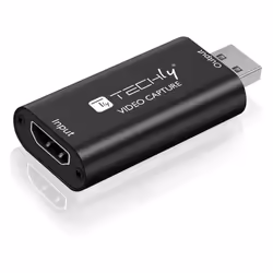 Techly I-USB-VIDEO-1080TY, Noir, Windows 10, Windows 7, Windows 8, Windows Vista, Windows XP, 1920 x 1080 pixels, 12 bit, 60  ...