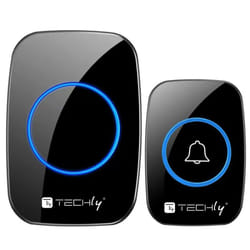 Techly I-BELL-RING04 Kit de sonnette de porte Noir