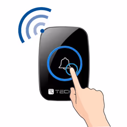 Techly I-BELL-RING04 Kit de sonnette de porte Noir - Vue supplémentaire 5