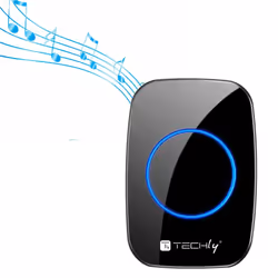 Techly I-BELL-RING04 Kit de sonnette de porte Noir - Vue supplémentaire 6