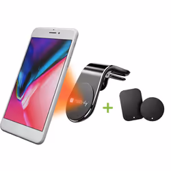 Techly I-SMART-UNIALTY, Mobile/smartphone, Support passif, Voiture, Noir