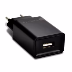 Techly IPW-USB-24BK chargeur d'appareils mobiles Universel Noir Secteur Intérieure