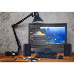 Techly ICC SP-320WTY haut-parleur Noir Avec fil 6 W