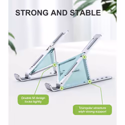 Techly ICA-TBL 134TY Support de livres Supports de Laptop Argent 40,6 cm (16") - Vue supplémentaire 5