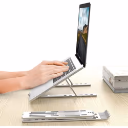 Techly ICA-TBL 134TY Support de livres Supports de Laptop Argent 40,6 cm (16") - Vue supplémentaire 8