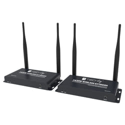 Techly IDATA HDMI-WL212 extension audio/video Émetteur et récepteur AV Noir