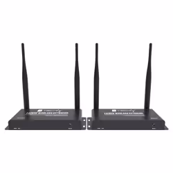 Techly IDATA HDMI-WL212 extension audio/video Émetteur et récepteur AV Noir