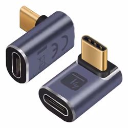Techly IADAP USB4C-40G, USB-C 4.0, USB-C 4.0, Gris