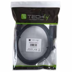 Techly ICOC-DSP-A21-010 câble DisplayPort 1 m Noir