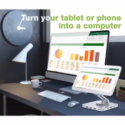 Techly ICA-TBL DOCK81 Support de livres Support pour tablette Argent - Vue supplémentaire 7