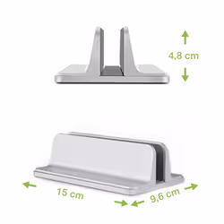 Techly ICA-TBL 010 Support de livres Supports de Laptop Argent 43,2 cm (17") - Vue supplémentaire 2