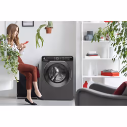 Hoover HWP 48AMBCR/1-S Lave-linge frontal 8 kg 1400 tr/min classe A Anthracite, Noir - Vue supplémentaire 10