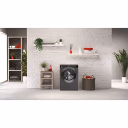 Hoover HWP 48AMBCR/1-S Lave-linge frontal 8 kg 1400 tr/min classe A Anthracite, Noir - Vue supplémentaire 9