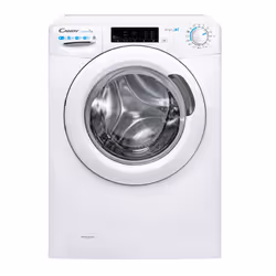 Candy Smart Pro CSOW 4965TWE/1-S, Charge avant, Pose libre, Blanc, Droite, Blanc, Noir