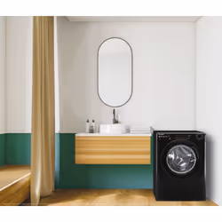 Candy Smart Inverter CSWS496TWMBBE-47 Pose libre Noir D