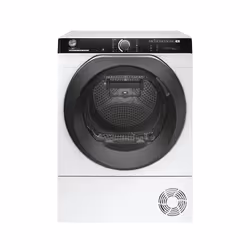 Hoover H-DRY 500 NDP H9A3TCBEXS-S, Pose libre, Charge avant, Pompe à chaleur, Blanc, Boutons, Rotatif, Gauche