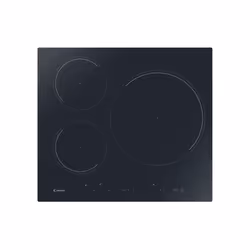 Candy New Timeless CI633DC, Noir, Intégré, 59 cm, Plaque avec zone à induction, Verre-céramique, 3 zone(s)