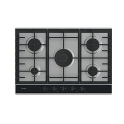 Haier Series 4 HAHG7W5XH Acier inoxydable Intégré 74.5 cm Gaz 5 zone(s)
