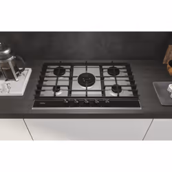 Haier Series 4 HAHG7W5XH Acier inoxydable Intégré 74.5 cm Gaz 5 zone(s) - Vue supplémentaire 5