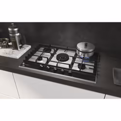 Haier Series 4 HAHG7W5XH Acier inoxydable Intégré 74.5 cm Gaz 5 zone(s) - Vue supplémentaire 7