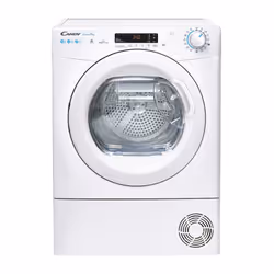 Candy Smart Pro CSOE H10A2DE-S, Pose libre, Charge avant, Pompe à chaleur, Blanc, Boutons, Rotatif, Gauche